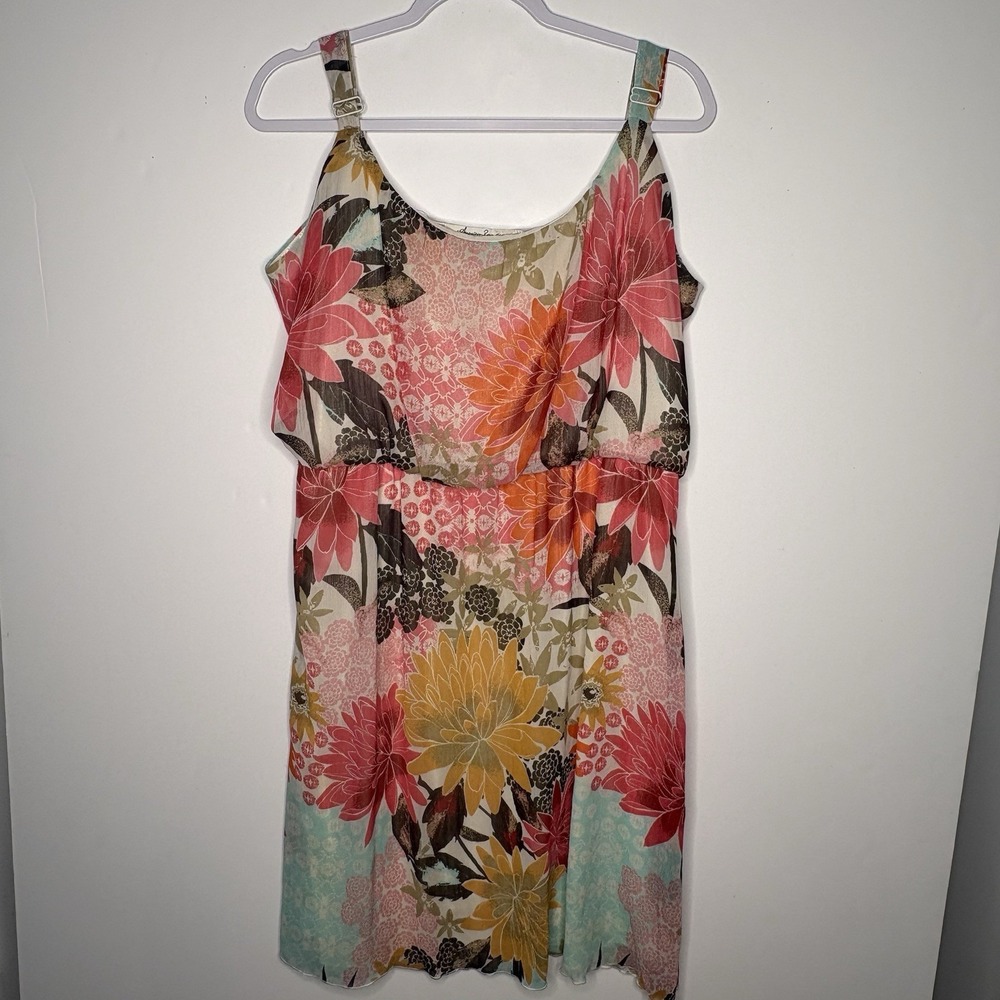 American Rag Sundress 1X Classidelic Boho Y2K Indie Sleaze Cottagecore Lite Folk